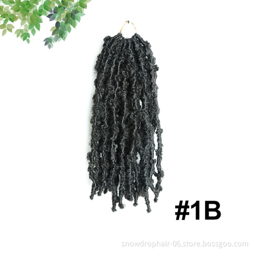 Julianna 36 Handmade Colorful 12 Inch Faux 24In Distressed Crochet Hair Locs Synthetic Premade Soft Locks Extension